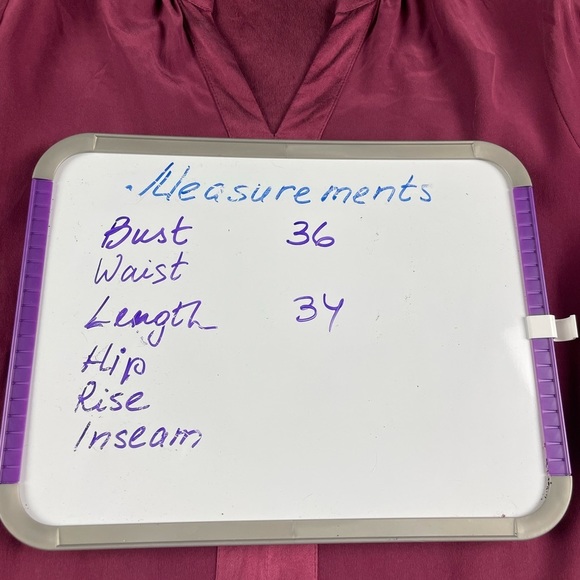 J. Jill 100% silk simple long sleeve dress with mother of pearl buttons - Picture 8 of 8